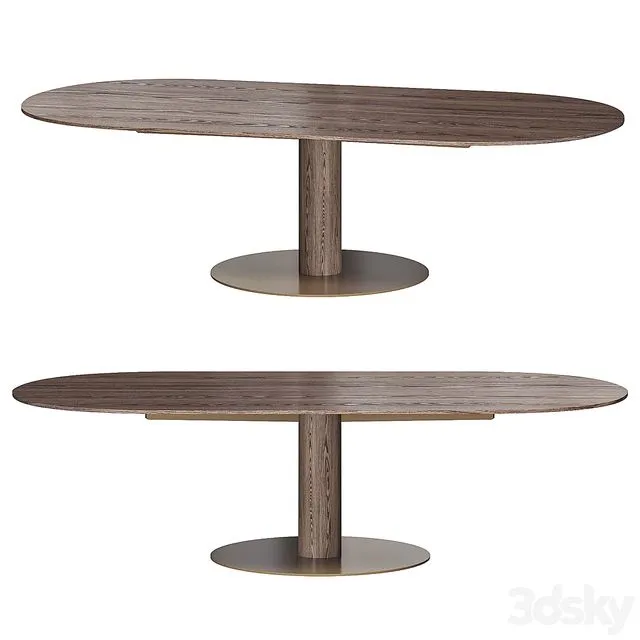 Bellagio dining by Minotti 3dsMax Model