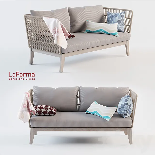 Bellano Sofa La Forma 3DS Max Model