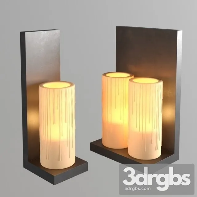 Bellefeu Wall 1L2L Candle 3dsmax Download