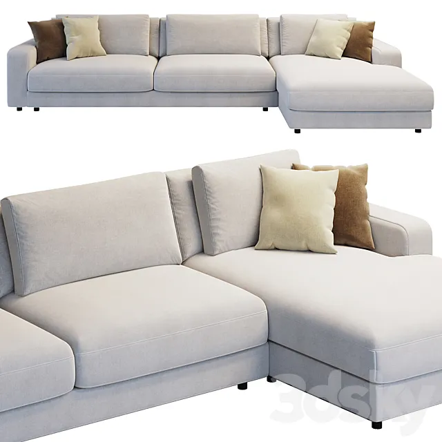 Bellini Corner Sofa 3ds Max