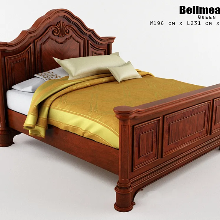 Bellmead Bed 3DS Max