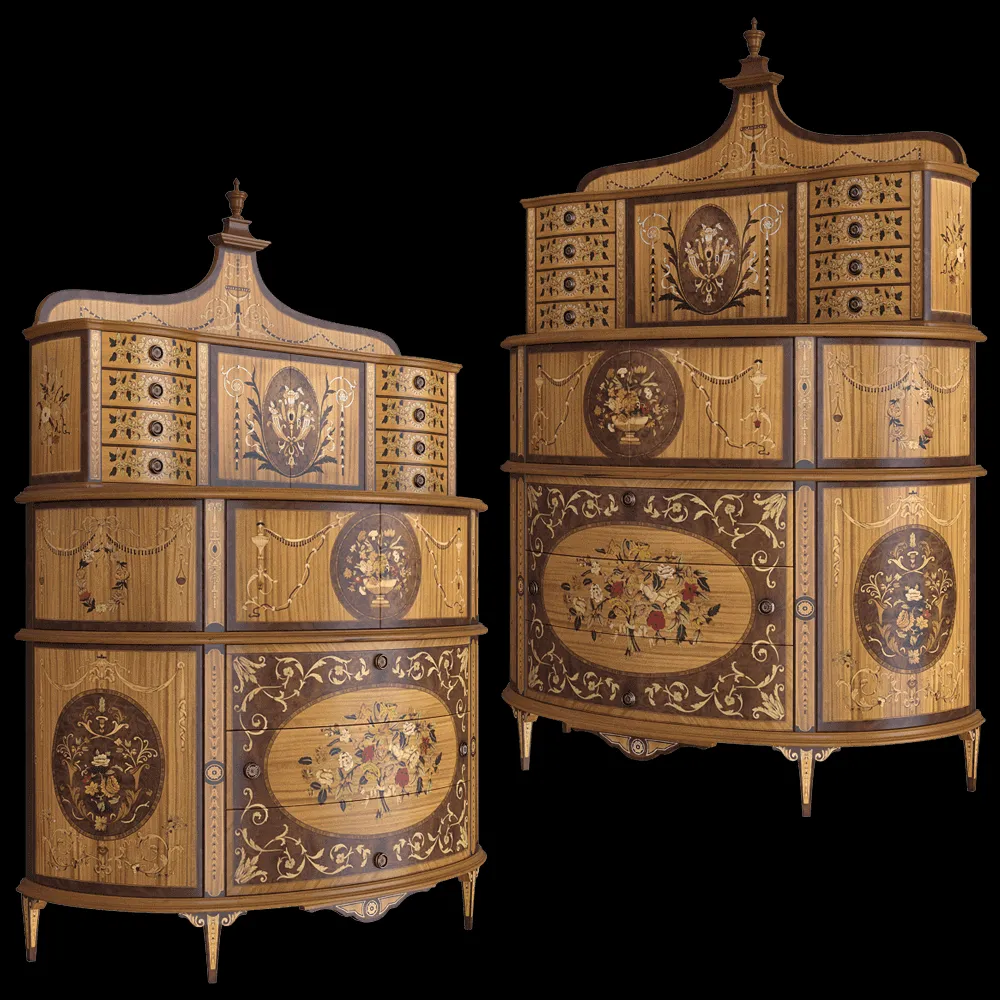 Bellotti Ezio  – Chest of drawers Cromie 5765 3ds Max