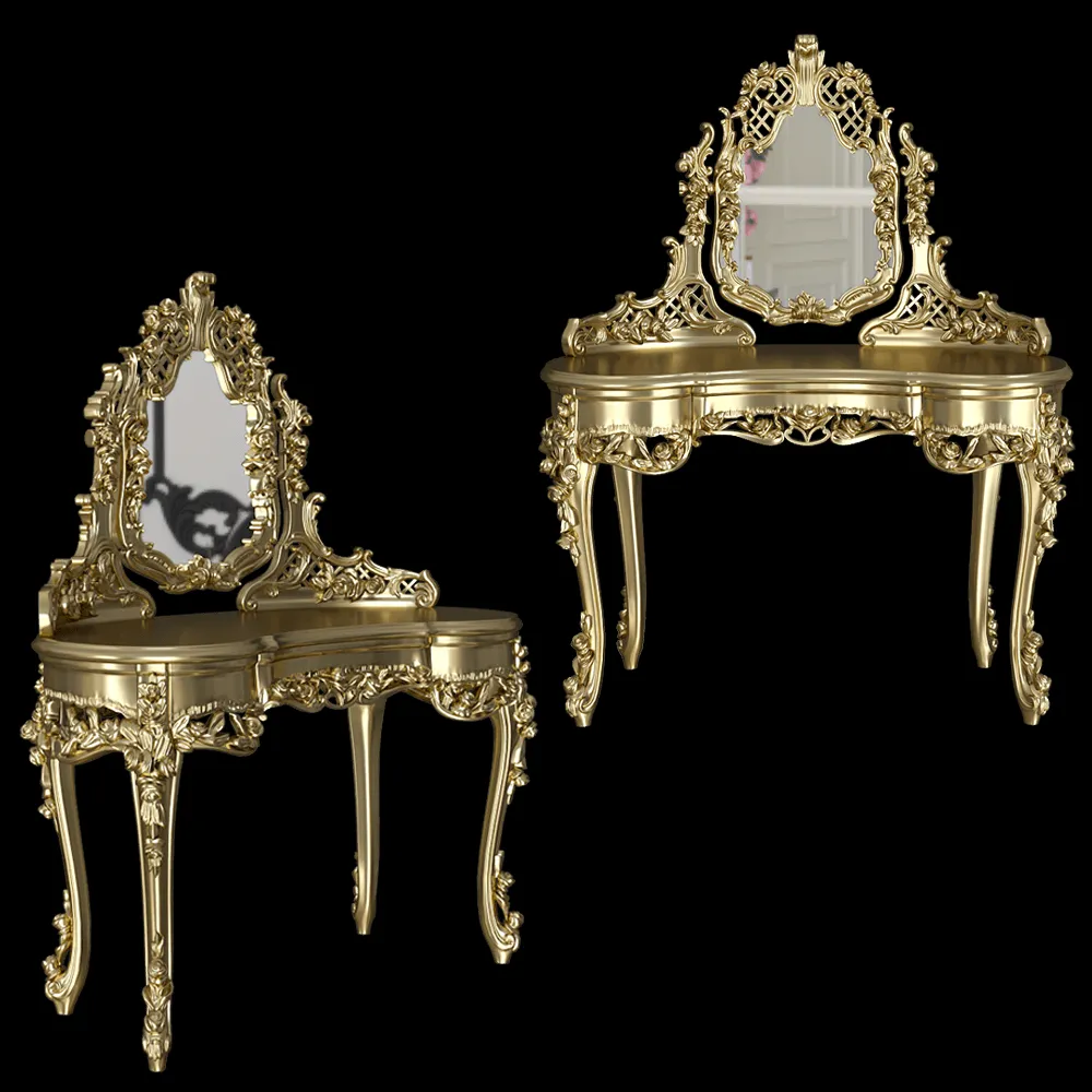 Bellotti Ezio  – Dressing table with mirror Cromie 3725 3ds Max