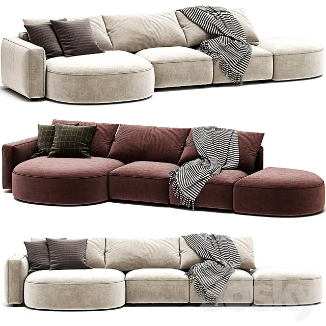 Belt Modular Sofa 3ds Max