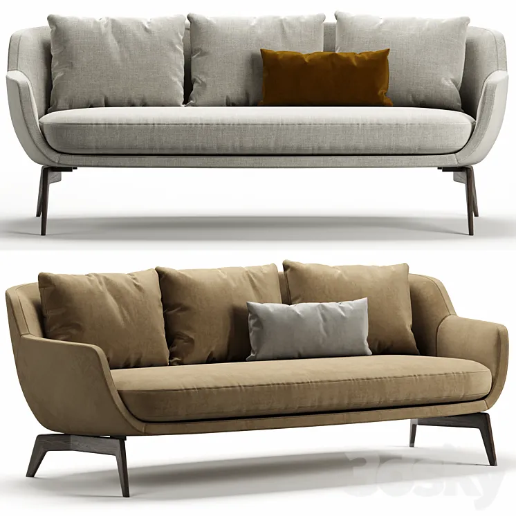 BELT sofa – Minotti 3DS Max Model