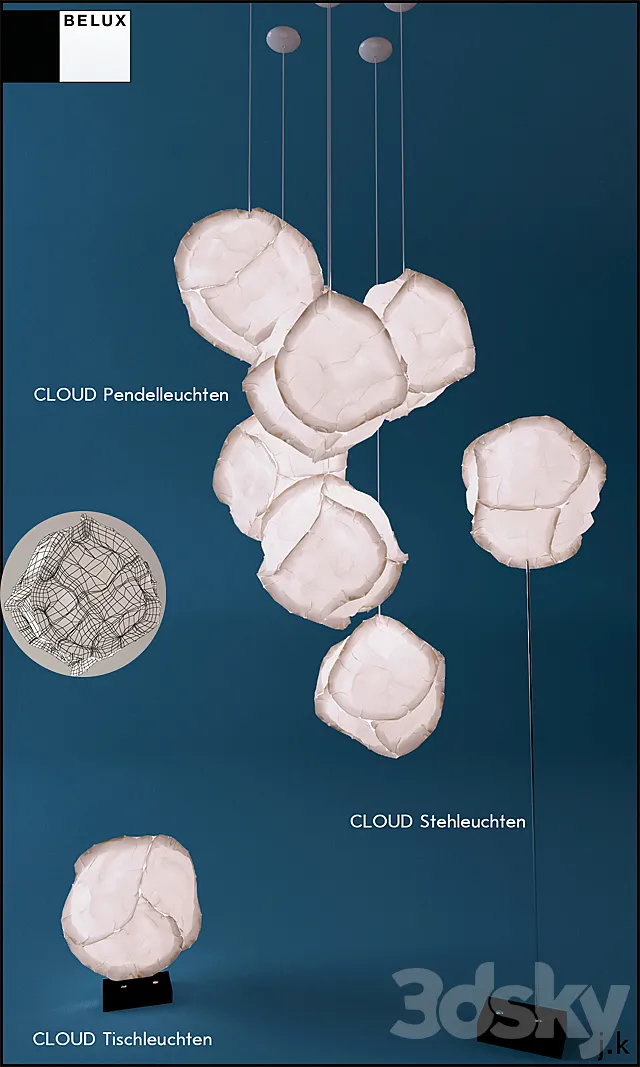 belux _ CLOUD 3DS Max Model