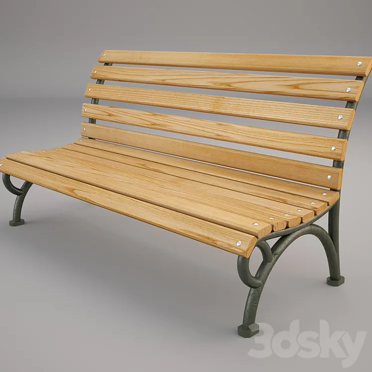 Bench 3DS Max