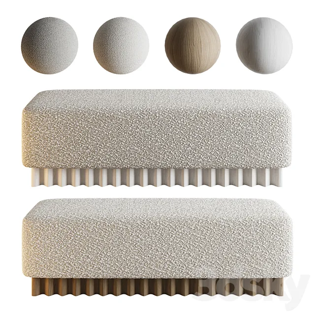 Bench AEMILIUS 3ds Max