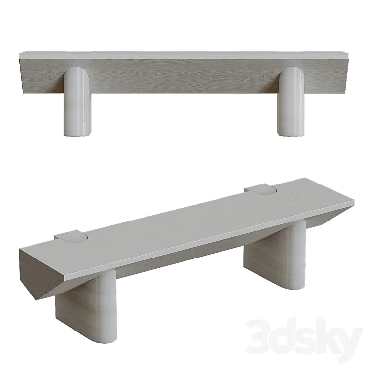 Bench by Charles Kalpakian 3DS Max Model