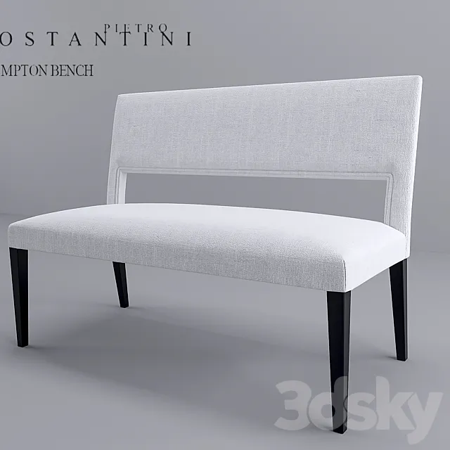 Bench HAMPTON BENCH 3ds Max