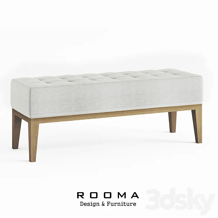 Bench Mila Rooma Design 3DS Max