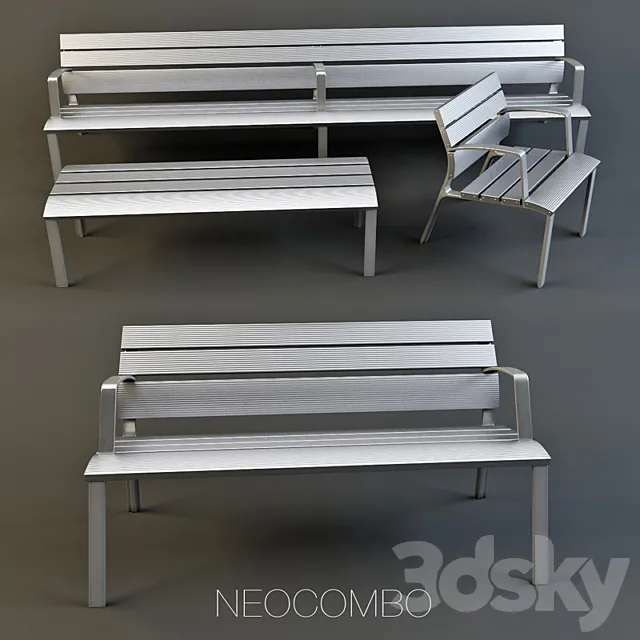 Bench Neocombo 3DS Max Model