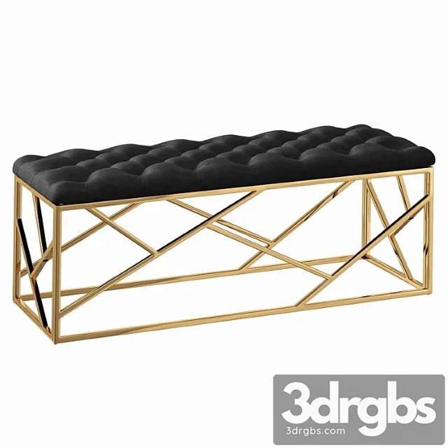 Bench serene furnishing gold top loft concept 2 3dsmax Download