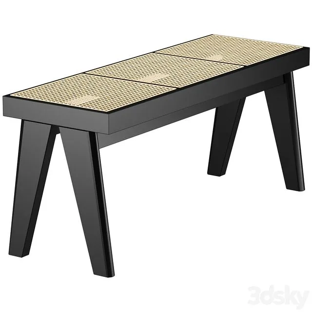 Bench Sissi with Viennese braid 3dsMax Model