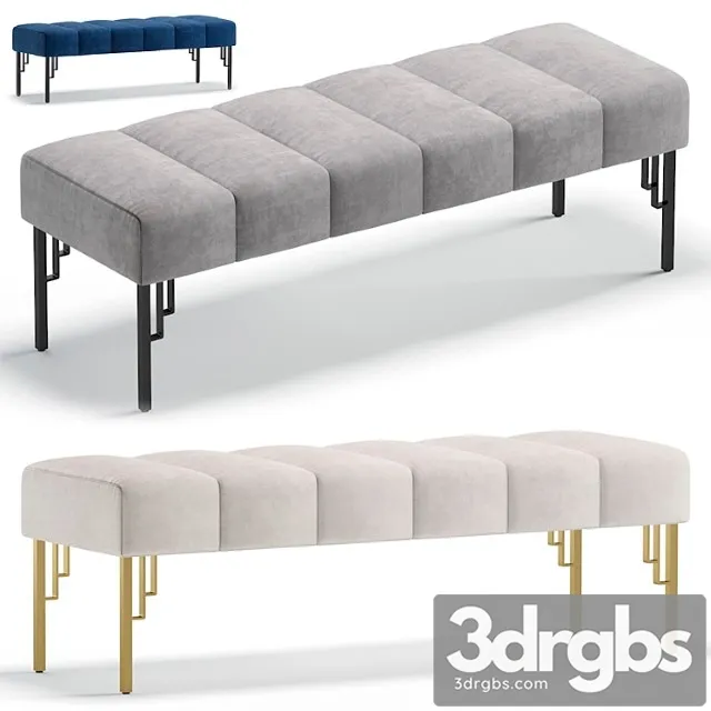 Bench whitney by cazarina interiors 3 colors version