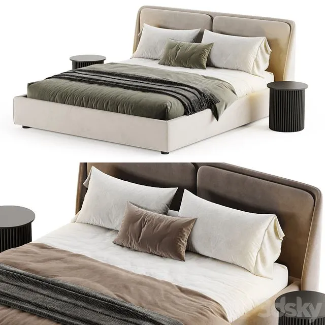 Bend Bed Ditre Italia 3dsMax Model