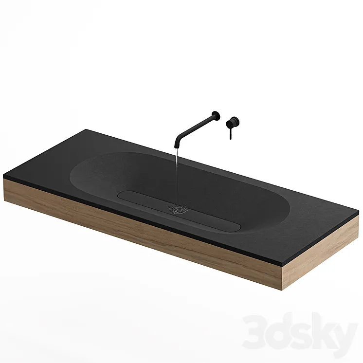 Benitier Built Sink 3DS Max