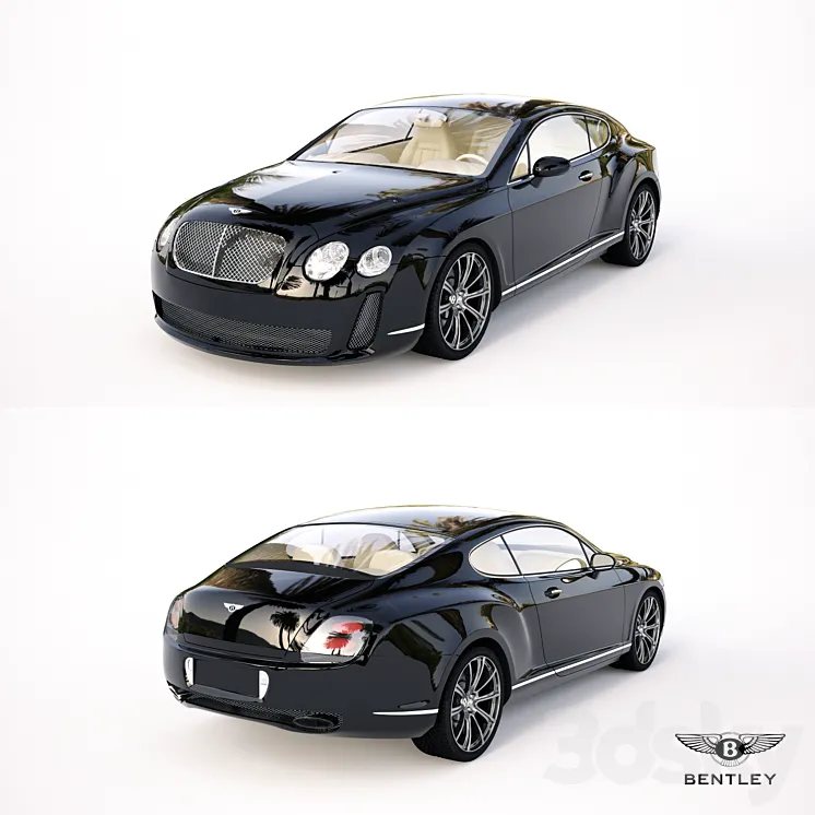 Bentley Continental 3DS Max