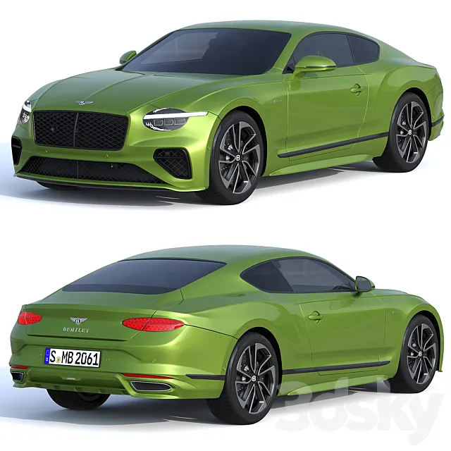 Bentley Continental GT Speed 2025 3dsMax Model