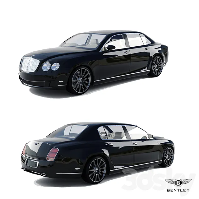 Bentley Flying Spur 3DS Max Model