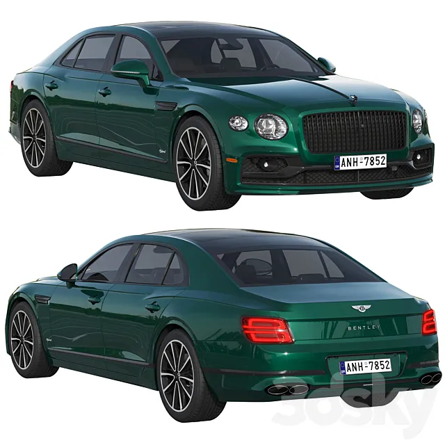 Bentley Flying Spur Hybrid 2022 3ds Max