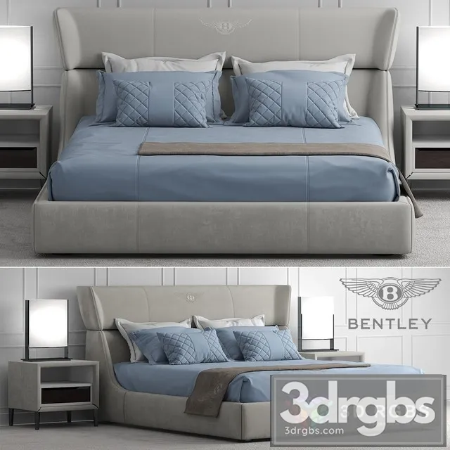 Bentley Home Lancaster Bed 3dsmax Download