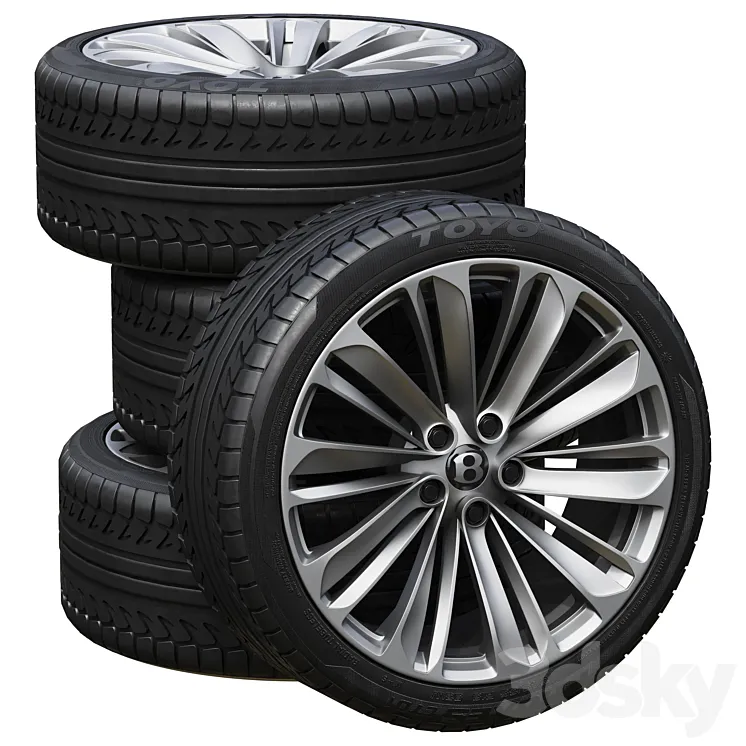 Bentley wheels 3DS Max Model