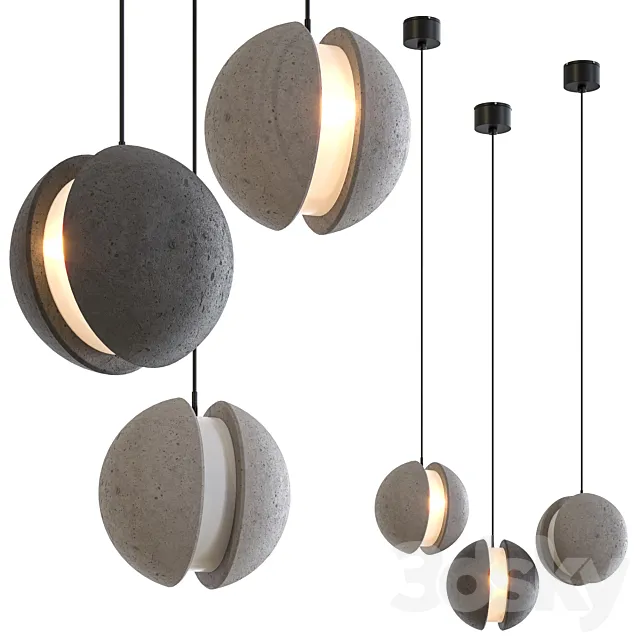 Bentu Design Moon Pendant Lamp Complication 1 3ds Max