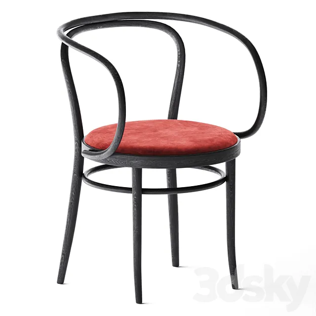 Bentwood armchair 209 P by Thonet 3ds Max