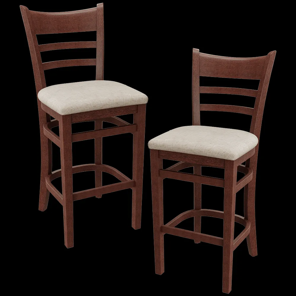BentWood – Barstool Oxford 3ds Max