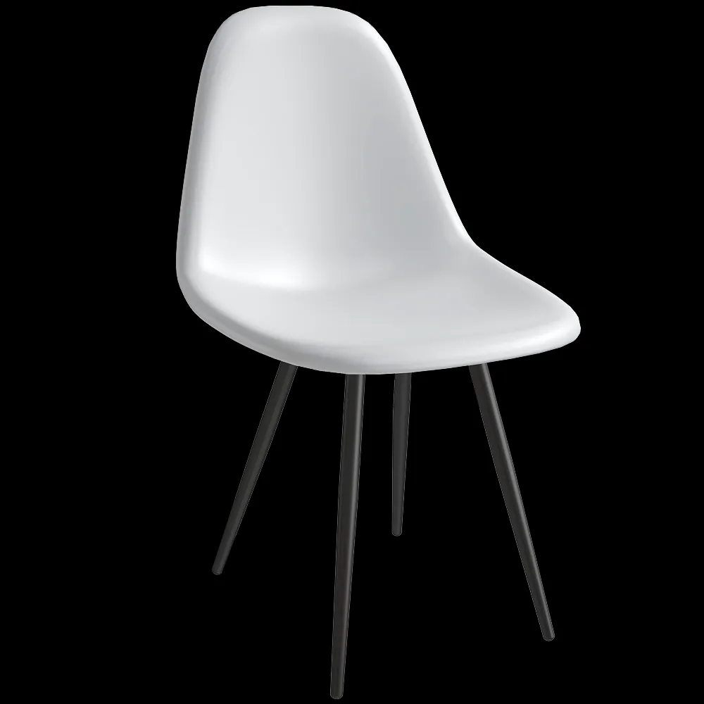 BentWood – Chair Eames HR White 3ds Max