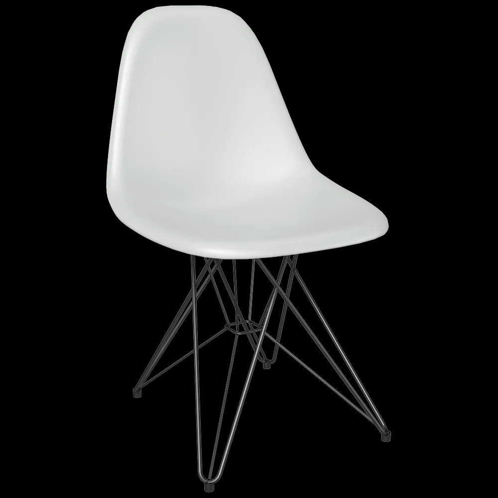 BentWood – Chair Eames M White 3ds Max