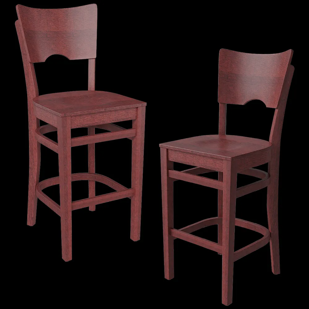 BentWood – Stool York 3ds Max