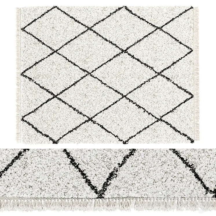 Berber carpet Jiraya by LA REDOUTE INTERIEURS 3DS Max Model
