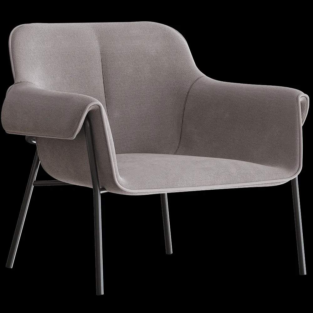 Bergenson Bjorn – Lounge chair Aline 3ds Max