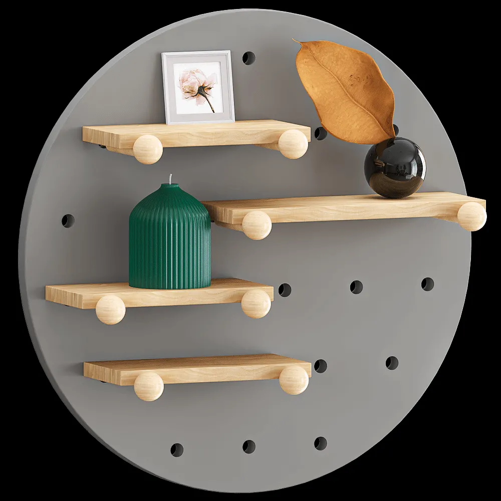 Bergenson Bjorn – Wall shelf Shely Round 3ds Max