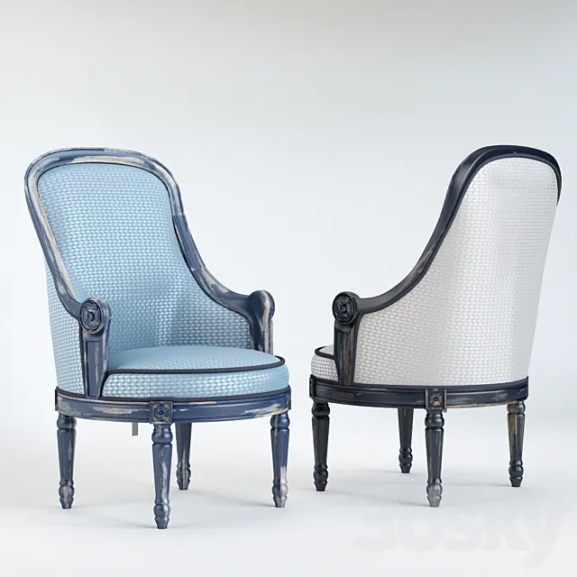 Berger ARMCHAIR PROVENCE 3ds Max