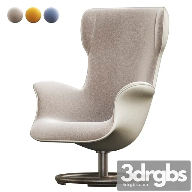Bergere Armchair By Giorgetti 3dsmax Download