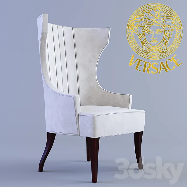 Bergere Pouff Versace Home 3DS Max Model