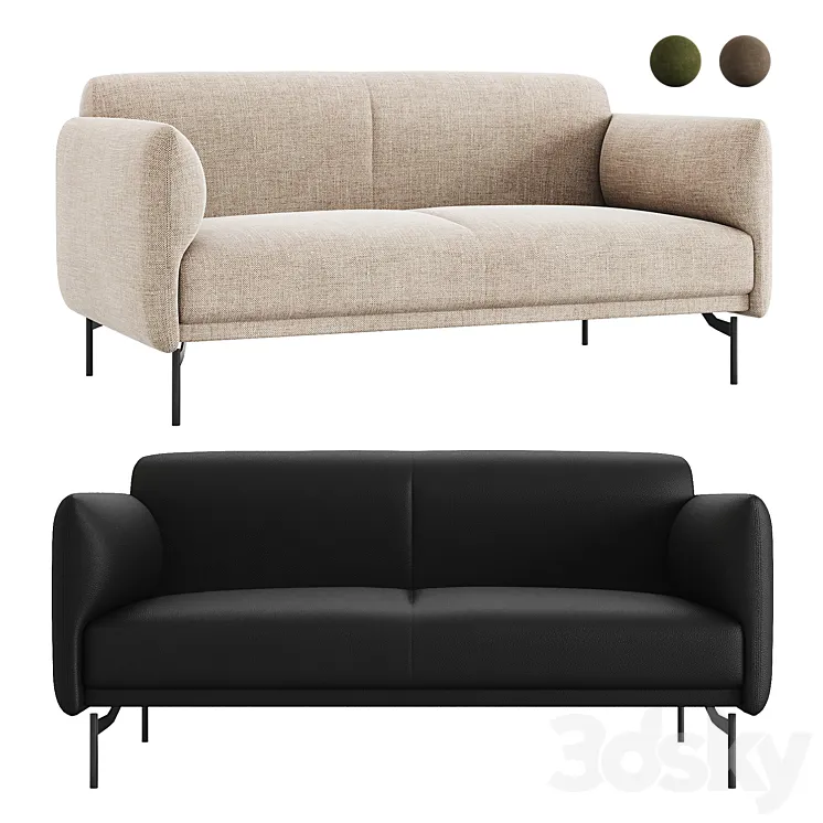Berne 2 Seater Sofa by BoConcept 3DS Max