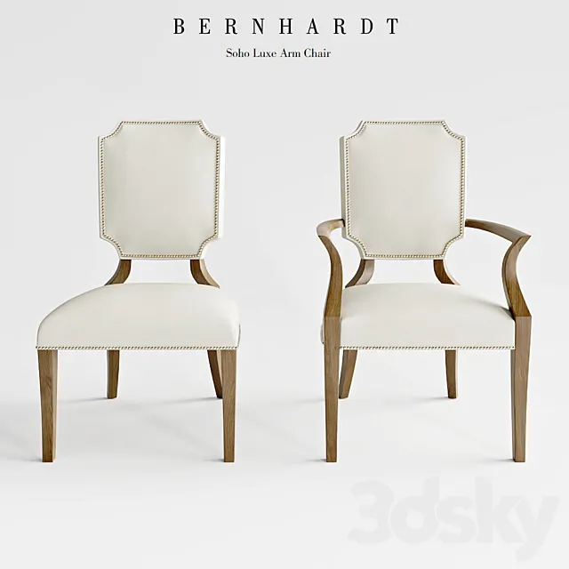 Bernhard Soho Luxe Arm Chair 3ds Max