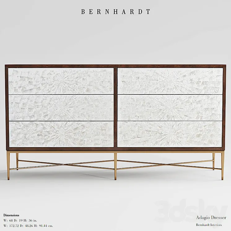 Bernhardt Adagio Dresser 3DS Max