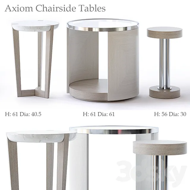 Bernhardt Axiom Chairside Table 3ds Max