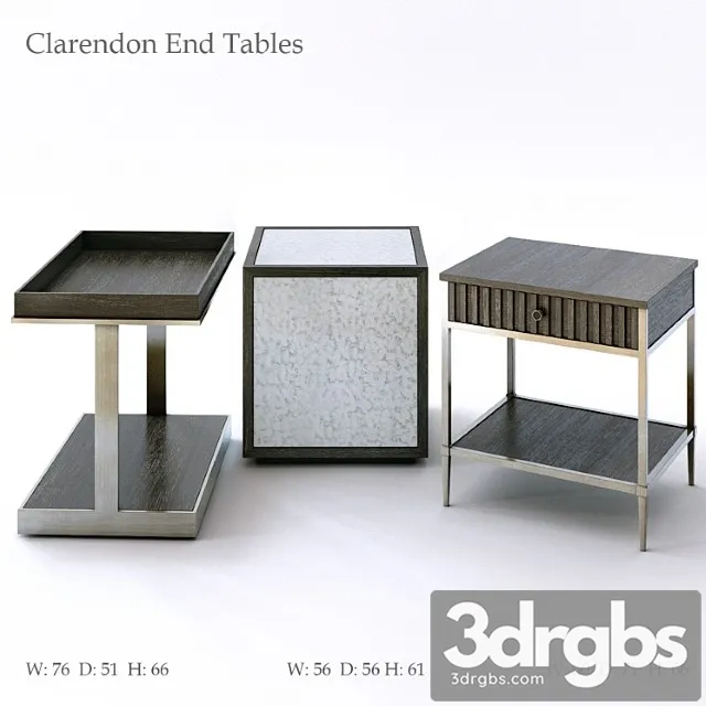 Bernhardt clarendon end tables 2 3dsmax Download