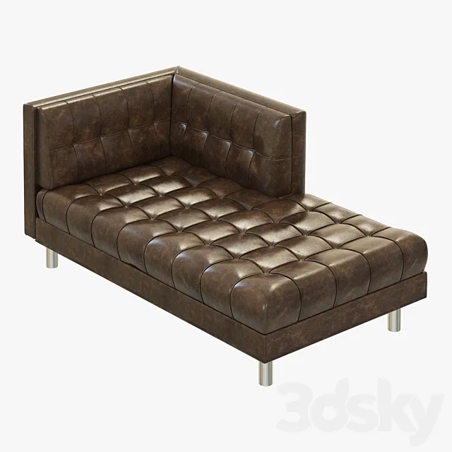 Bernhardt Dunhill Right Arm Chaise 3ds Max