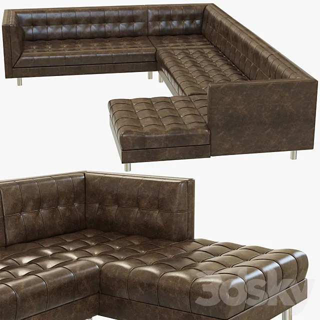Bernhardt Dunhill Sectional Sofa 3ds Max