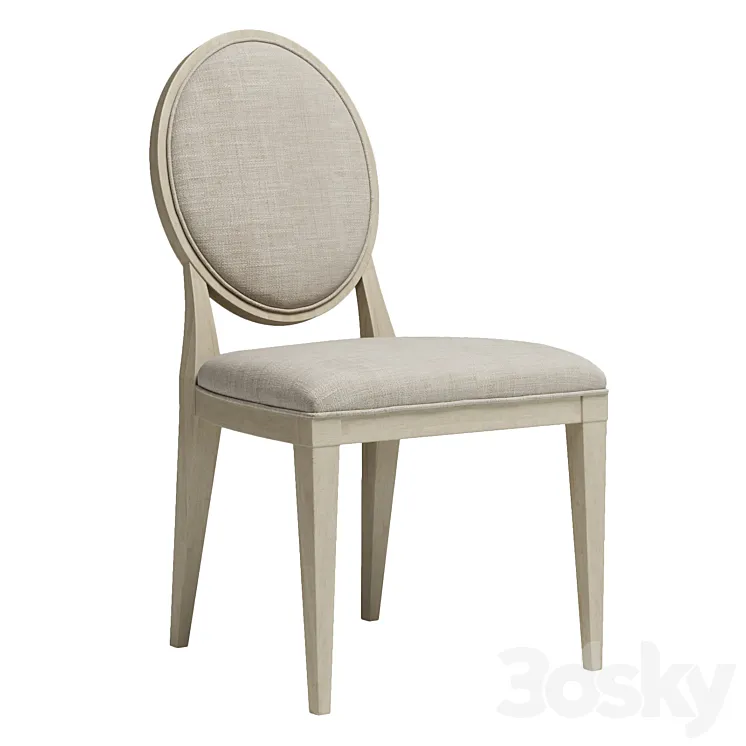 Bernhardt East Hampton Oval Back Side Chair 3DS Max