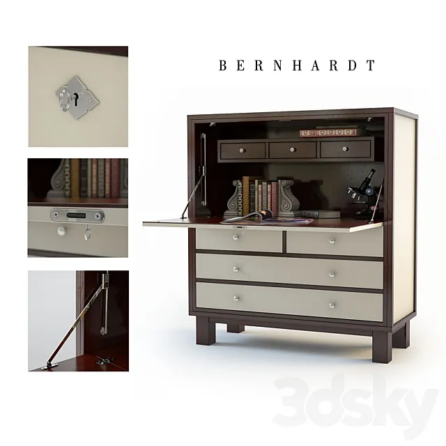 Bernhardt Griffeth Secretary 336-839 3DS Max Model