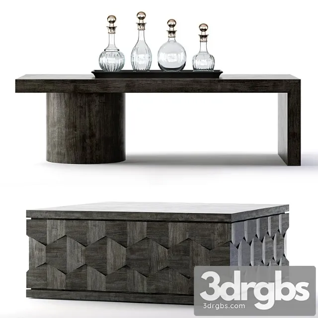 Bernhardt linea cocktail tables 2 3dsmax Download