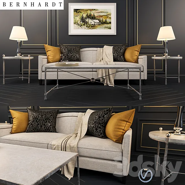 Bernhardt – Strickland Sofa 3ds Max